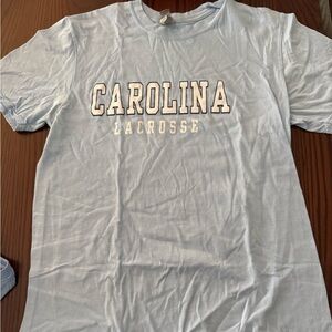 Gildan Light Blue Carolina Lacrosse Tee